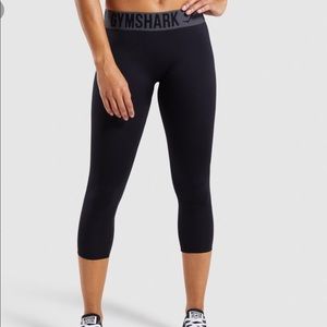 Gymshark Flex Cropped Legging (Black)